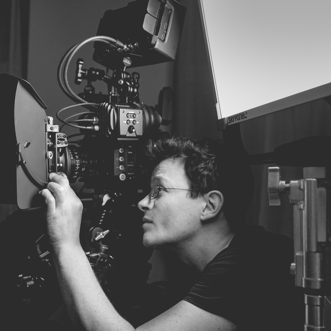 Sebastian Ugovsky Strassburger on film set